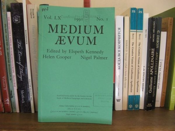 Medium Aevum; Vol. LX, 1991, No. 1