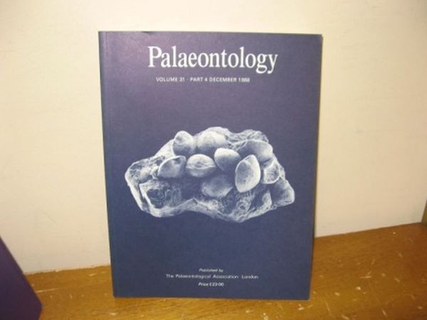 Palaeontology: Volume 31, Part 4, December 1988