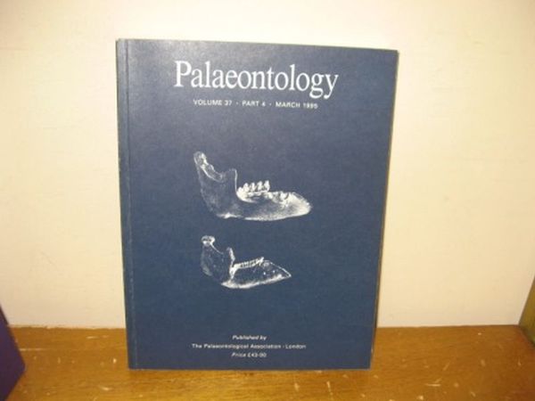 Palaeontology: Volume 37, Part 4, March 1995