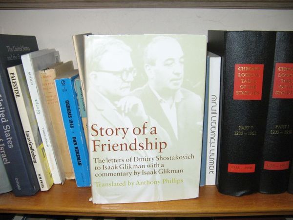 Story of a Friendship: The Letters of Dmitry Shostakovich to …