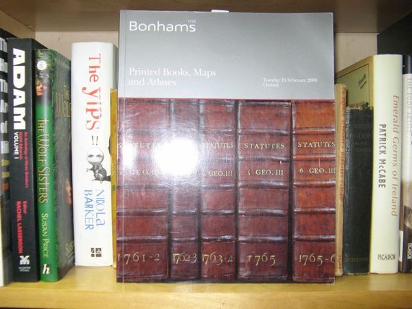 Bonhams: Printed Books, Maps and Atlases: Tuesday 24 February 2009: …