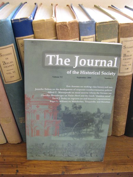 The Journal of The Historical Society; Volume VI, September 2006, …