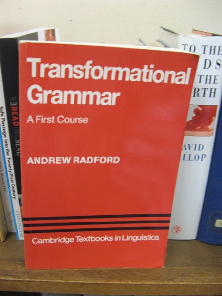 Transformational Grammar: A First Course (Cambridge Textbooks in Linguistics)