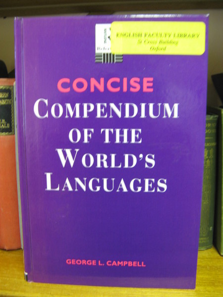 Concise Compendium of the World's Languages