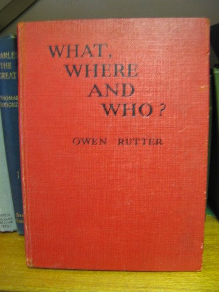 What, Where & Who?: A Book of Questions for Children