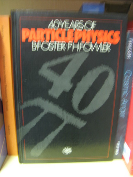 40 Years of Particle Physics