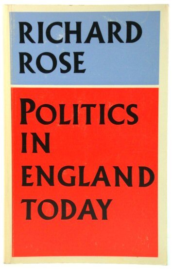 Politics in England Today: An Interpretation