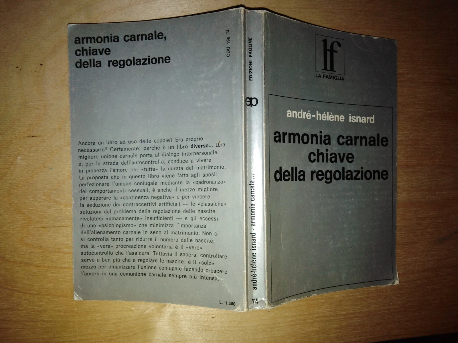 armonia carnale. chiave della regolazione