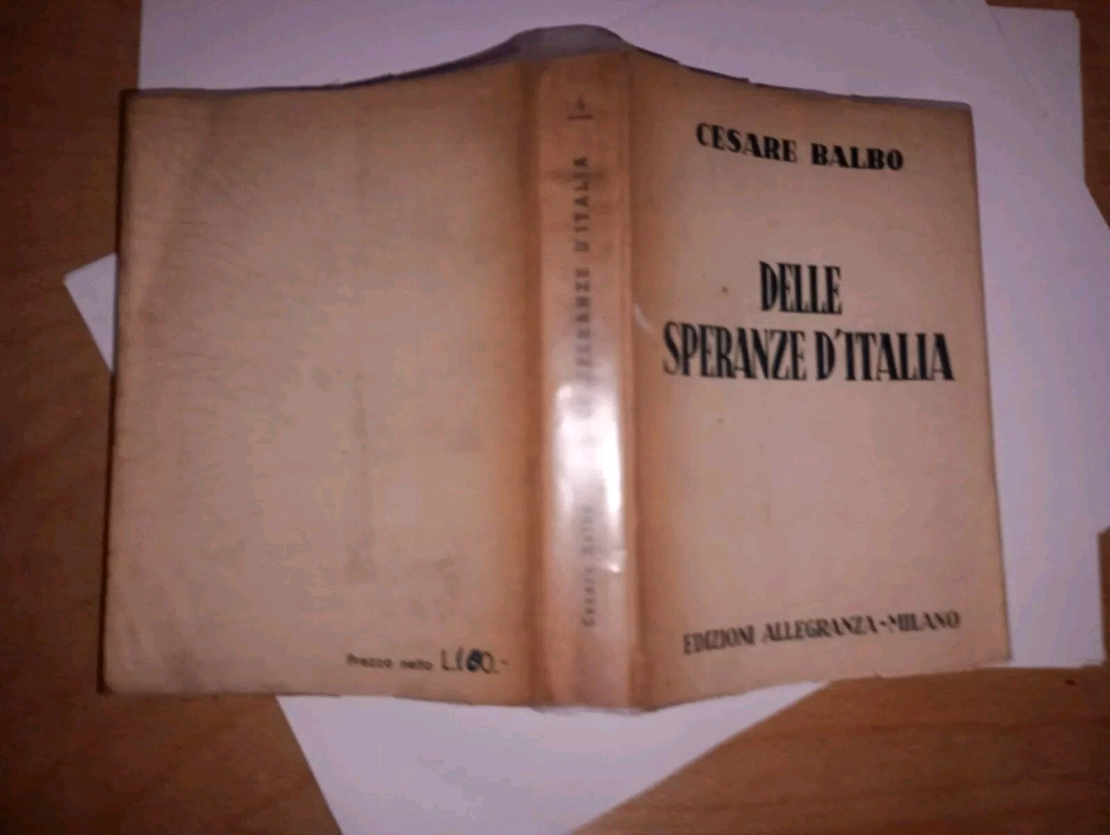 delle speranze d'Italia