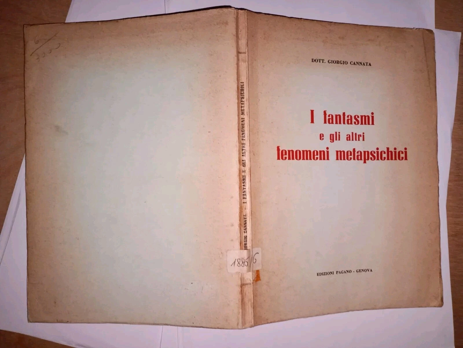 i fantasmi e gli altri fenomeni metapsichici