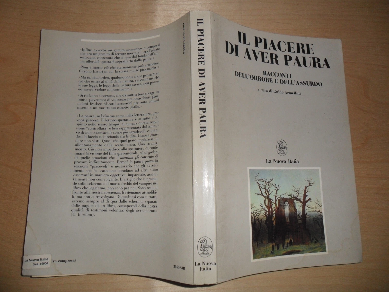 Il piacere di aver paura. racconti dell'orrore e dell'assurdo