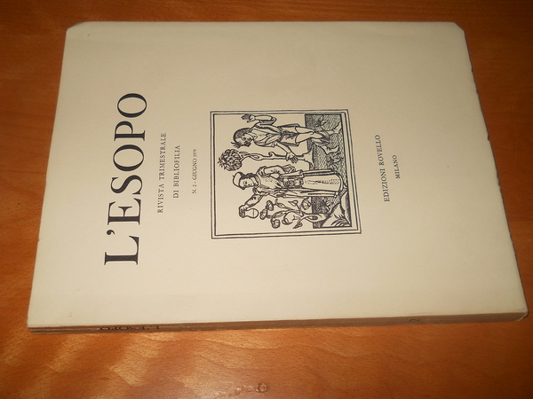 L'ESOPO. rivista trimestrale di bibliofilia - n. 2/1979