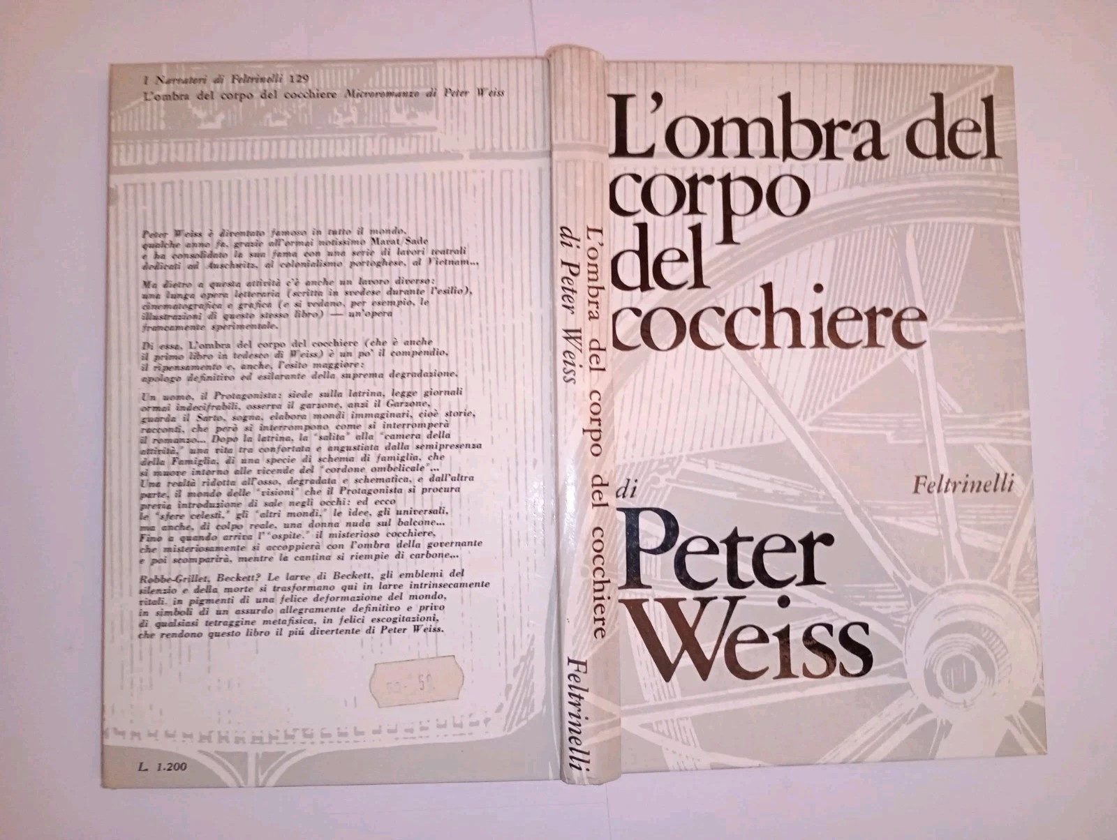 l'ombra del corpo del cocchiere