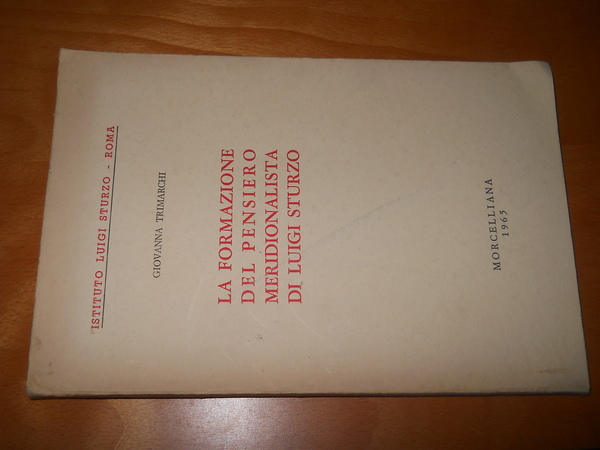 la formazione del pensiero neridionalista di Luigi Sturzo