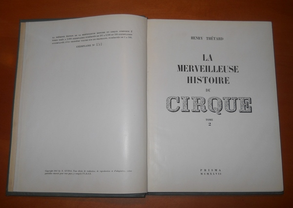 LA MERVEILLEUSE HISTOIRE DU CIRQUE