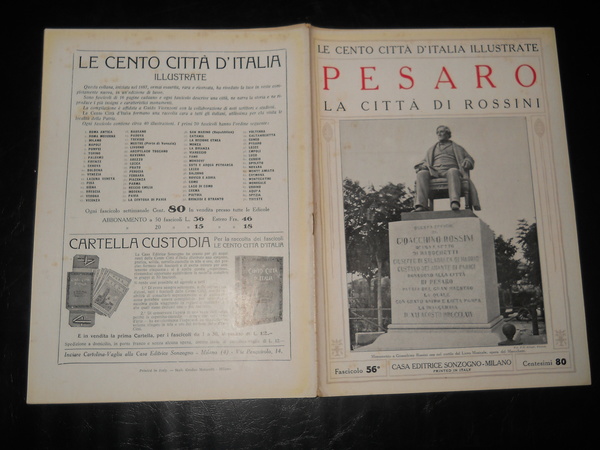 LE CENTO CITTA' D'ITALIA ILLUSTRATE. PESARO, la città di Rossini …