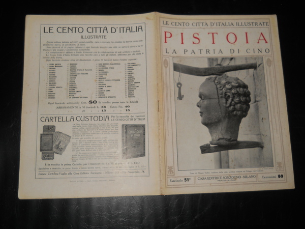 LE CENTO CITTA' D'ITALIA ILLUSTRATE. PISTOIA, la patria di Cino …