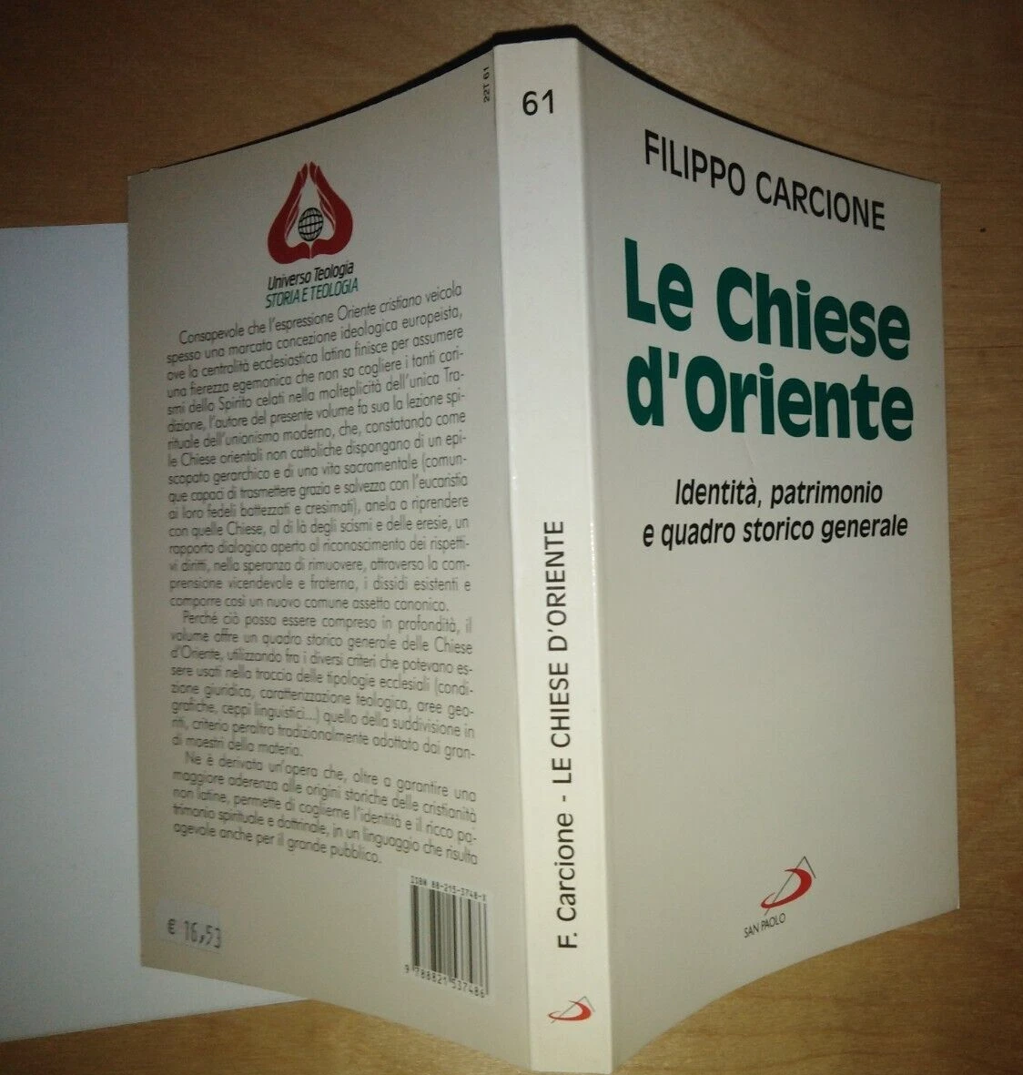 le chiese d'Oriente. identità patrimonio e quadro storico generale