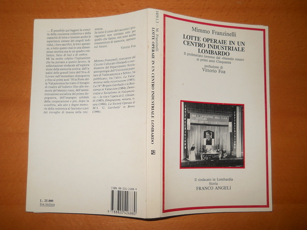 Lotte operaie in un centro industriale lombardo. Proletariato loverese dal …
