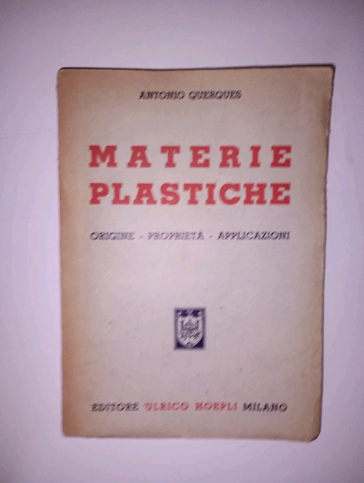 Materie plastiche. origine proprietà applicazioni