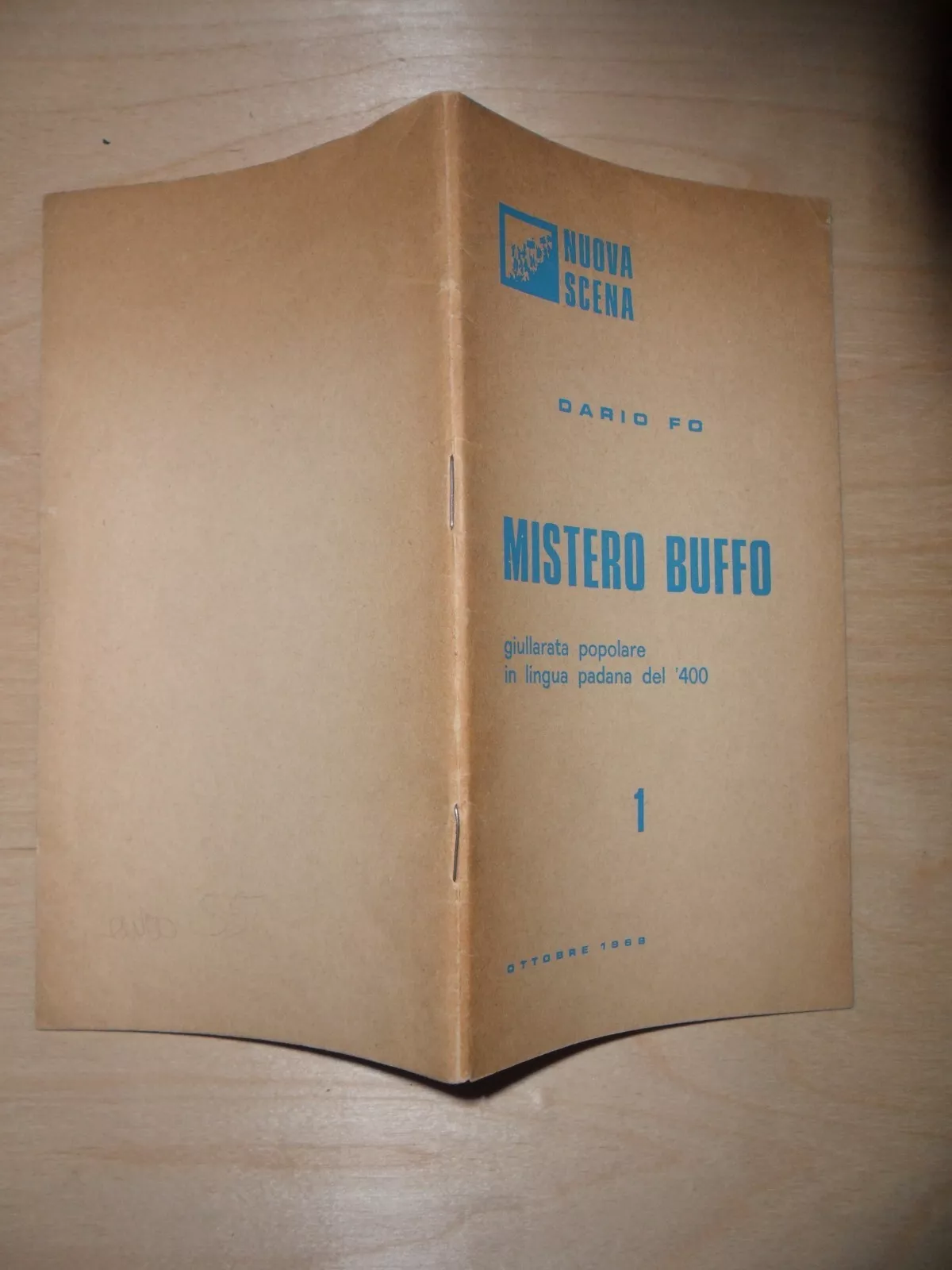 Misterno buffo. giullarata popolare in lingua padana del '400