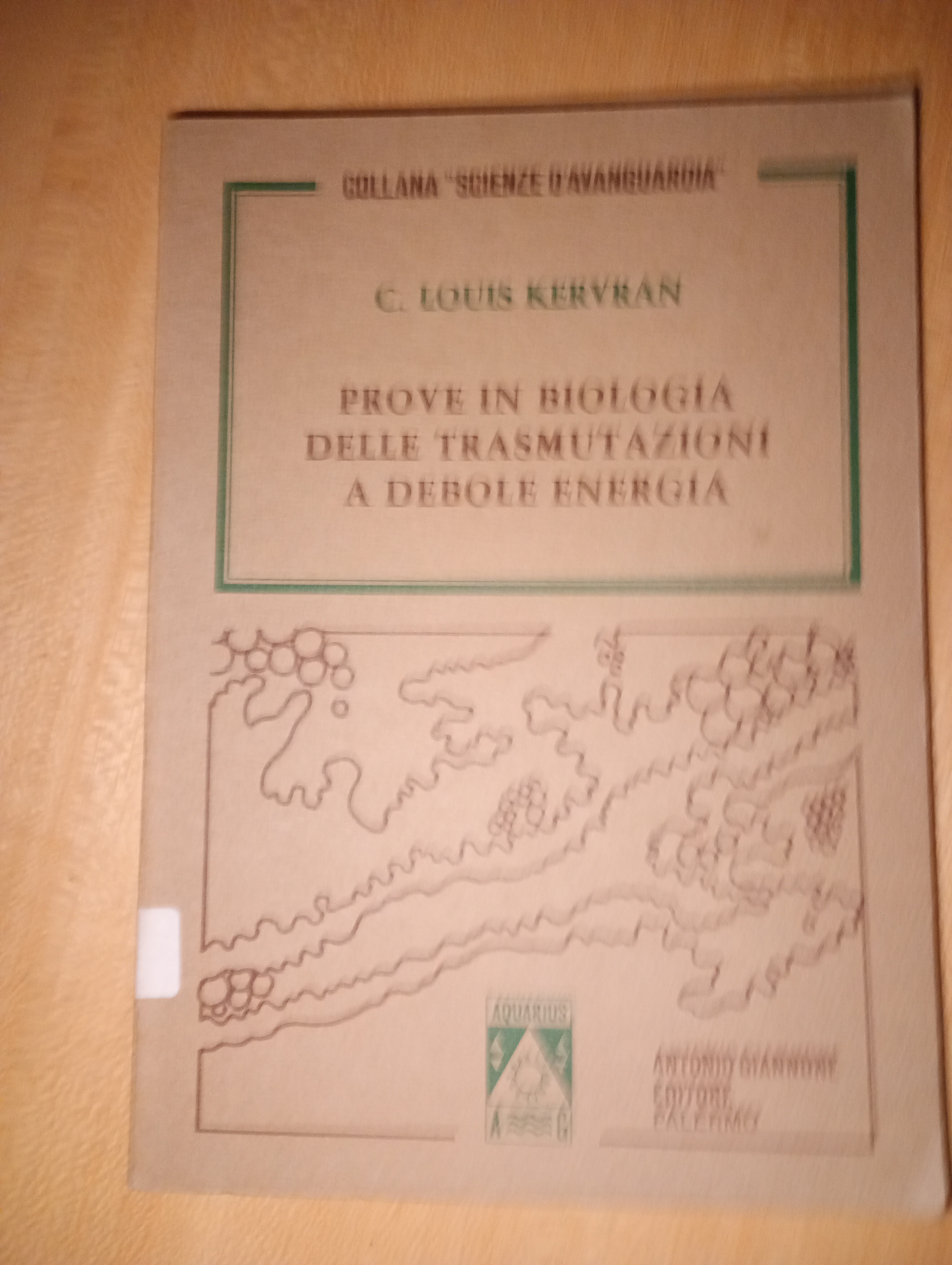 Prove in biologia delle trasmutazioni a debole energia