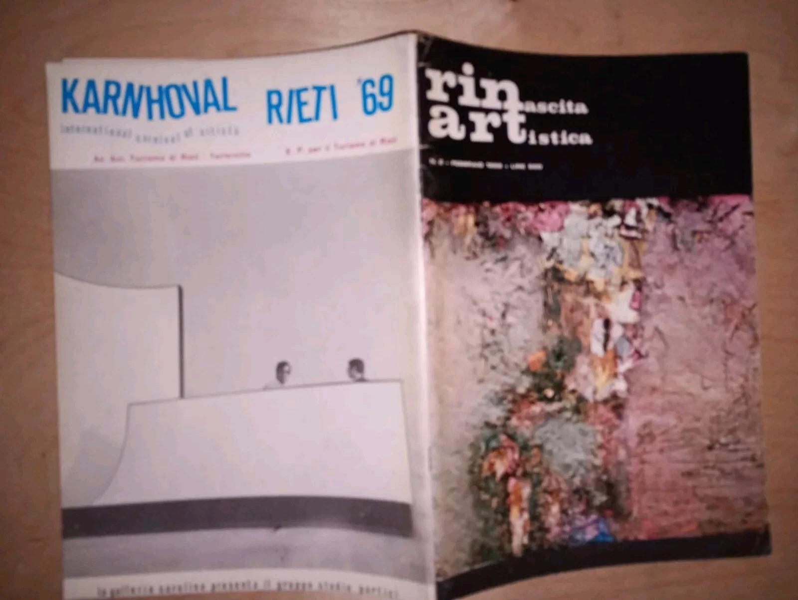 rivista RINASCITA ARTISTICA - anno I n. 2 1969