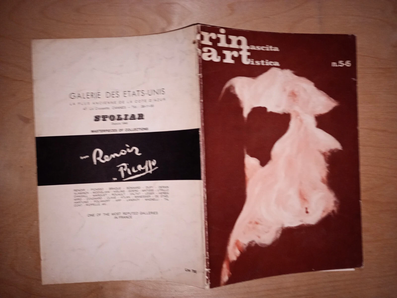 rivista RINASCITA ARTISTICA - anno I n. 5/6 1969