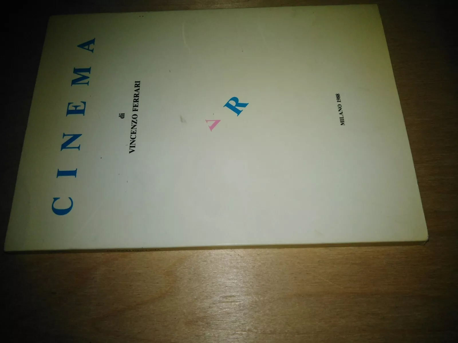 VINCENZO FERRARI, Cinema - catalogo mostra Galleria Milano 1988