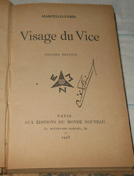 visage du vice