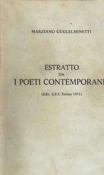 Estratto da i poeti contemporanei