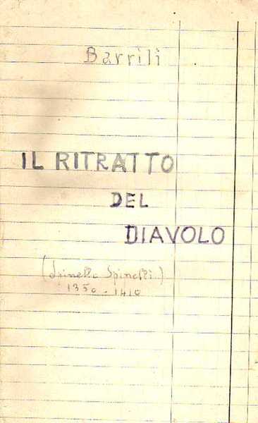 IL RITRATTO DEL DIAVOLO