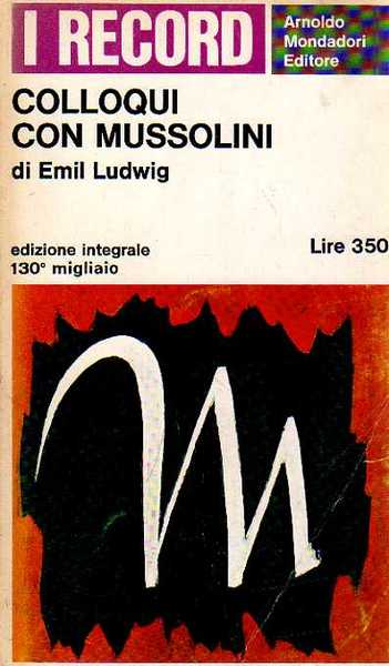 COLLOQUI CON MUSSOLINI.