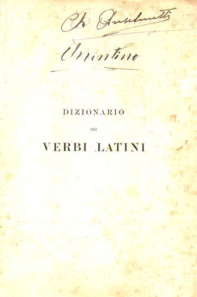 Uso del verbo latino reso facile alla gioventù studiosa