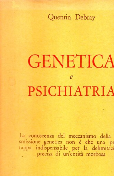 Genetica e psichiatria, , 1974 **Rc01