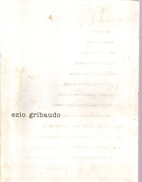 EZIO GRIBAUDO