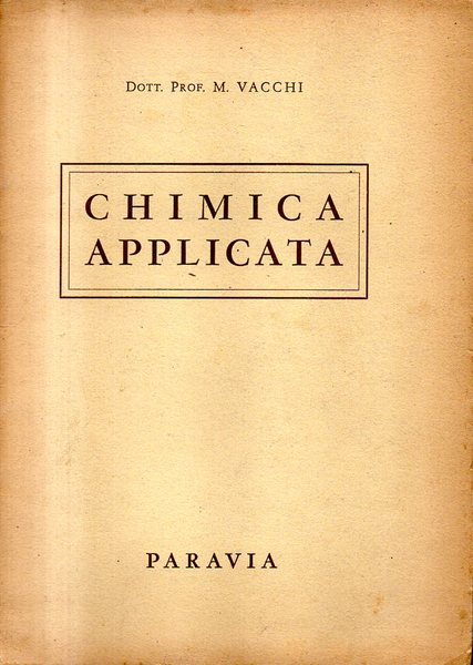 CHIMICA APPLICATA