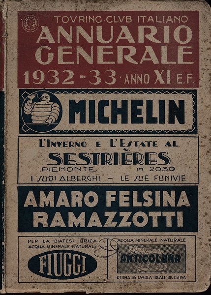 Touring Club Italiano: annuario generale: 1932-33.