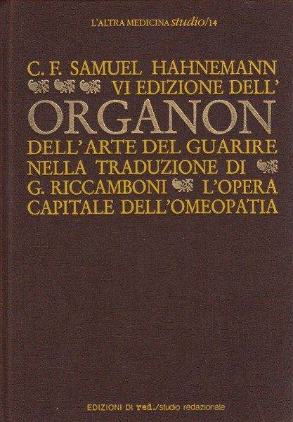 ORGANON dell'arte di guarire nella traduzione di G. Riccamboni