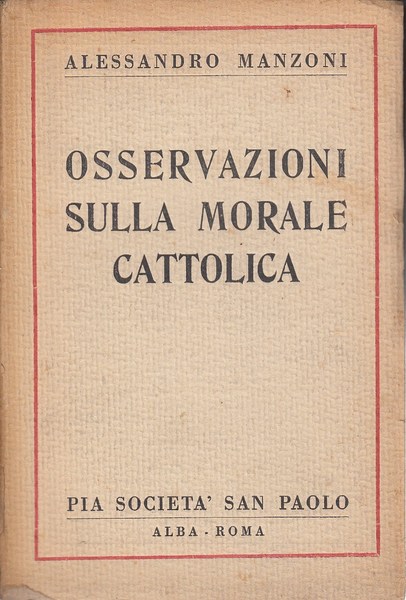 Osservazioni sulla morale cattolica