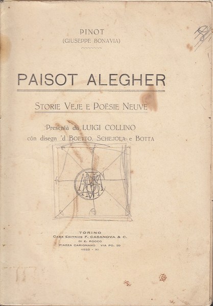 Paisot alegher. Storie veje e poesie neuve