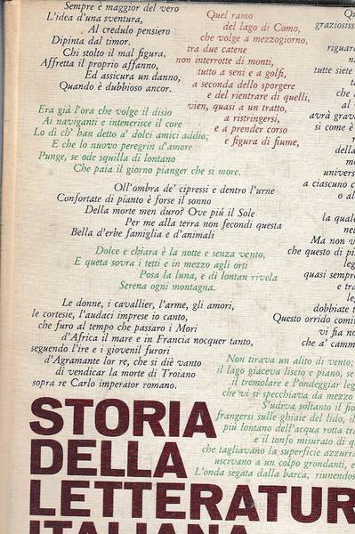Storia della letteratura italiana