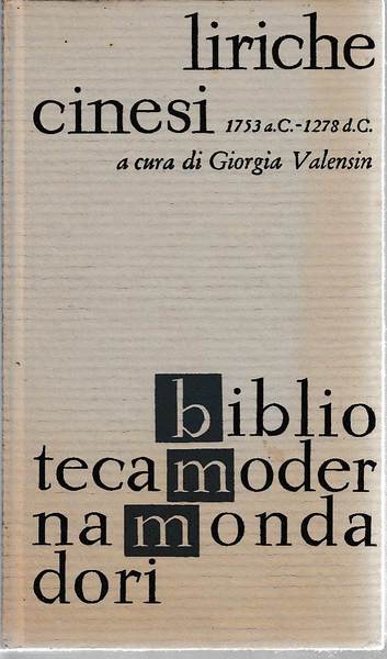 Liriche cinesi (1753 a. C.- 1278 a. C.)