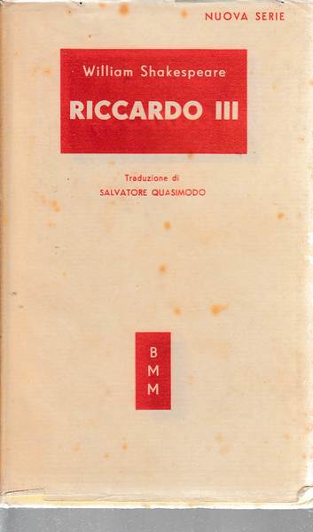 Riccardo III. Tragedia in cinque atti.