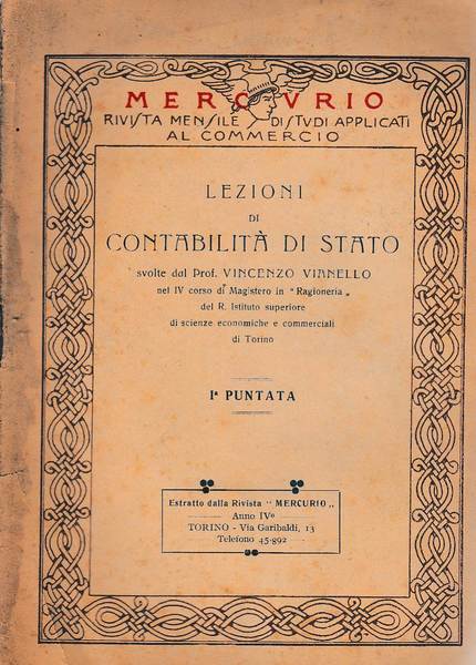 Lezioni di contabilità di stato. Mercurio, rivista mensile di studi …