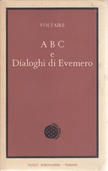 A B C e DIALOGHI DI EVEMERO