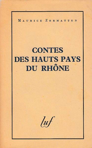 Contes des hauts pays du Rhone