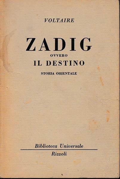 Zadig ovvero il destino