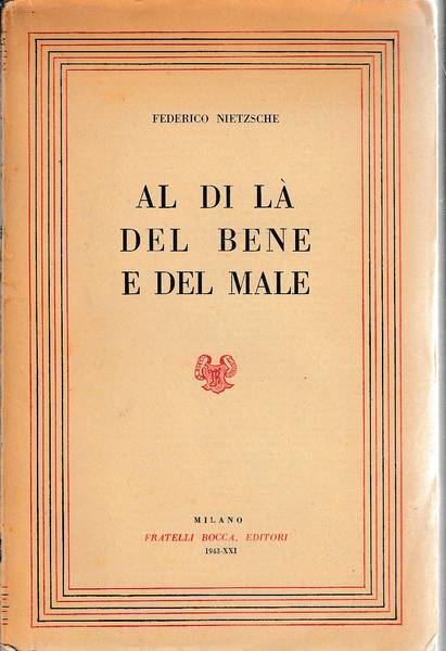 Al di là del bene e del male - Preludio …