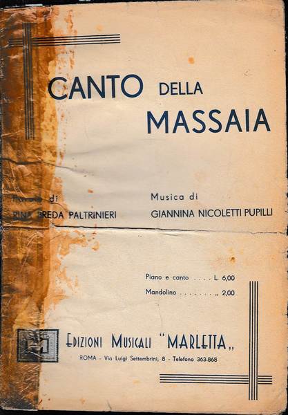 Canto della massaia